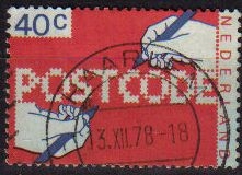 z vendido Holanda 1978 Scott 574 Sello Codigos Postales Yv1151 Michel 1113 Stamps Netherlands Holland Hollande Olanda 